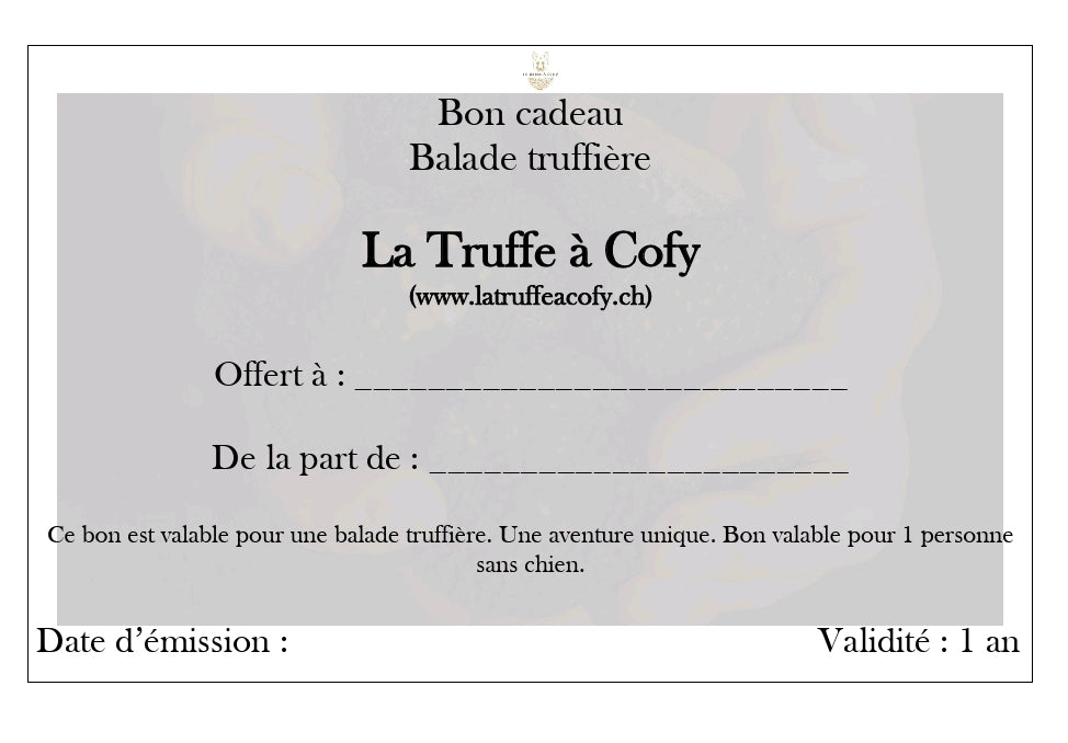 (Bon cadeau) Balade truffière